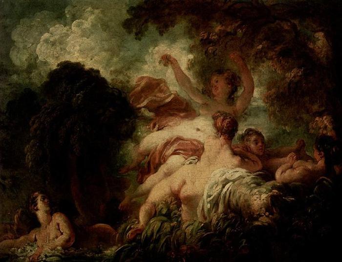 Jean-Honore Fragonard Badende